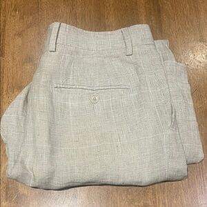 Zara Sartorial Men's Cream Trousers